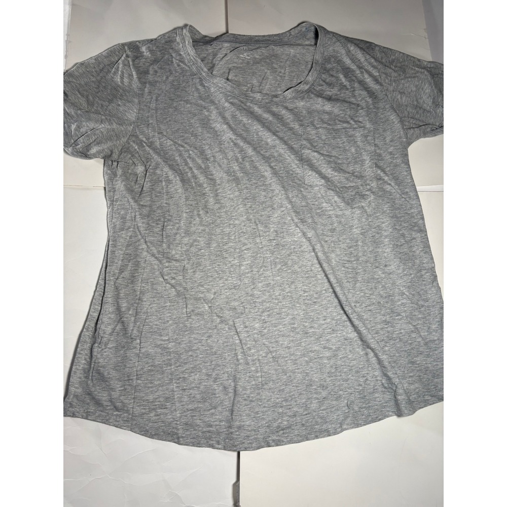 A.N.A A New Approach Gray Pocket T Shirt Womens XL Casual Lightweight Tee - Picture 1 of 4